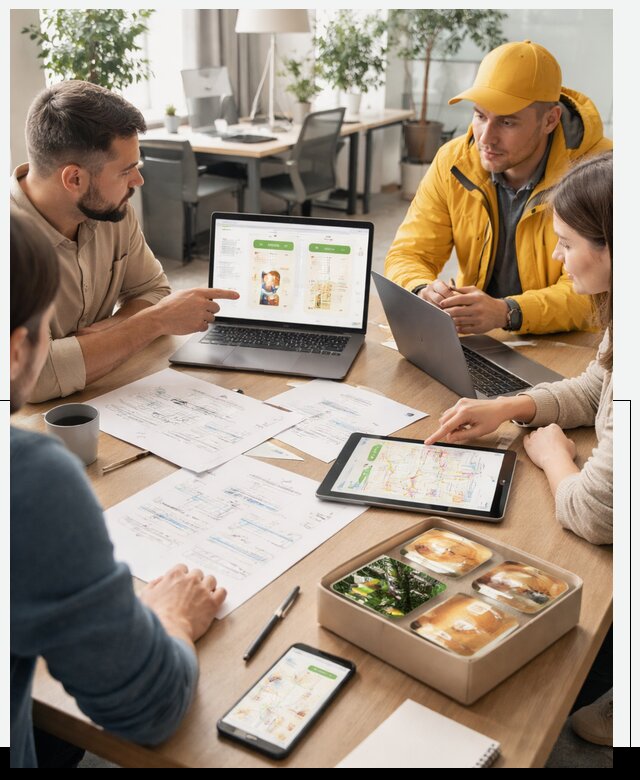 Разработка агрегатора доставки еды в Вятских Поляне от 15225 р., АвикейВтс