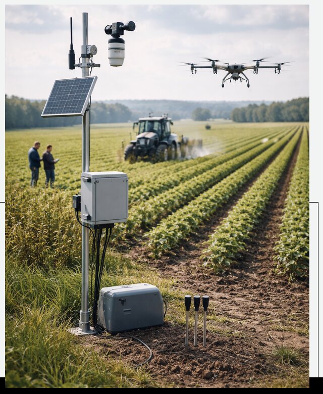 Разработка IoT мониторинга полей в Вятских Поляне от 8628 р. | АвикейВтс