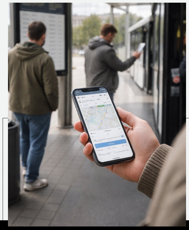 Мобильное приложение для пассажиров в Вятских Поляне с оплатой и расписанием
